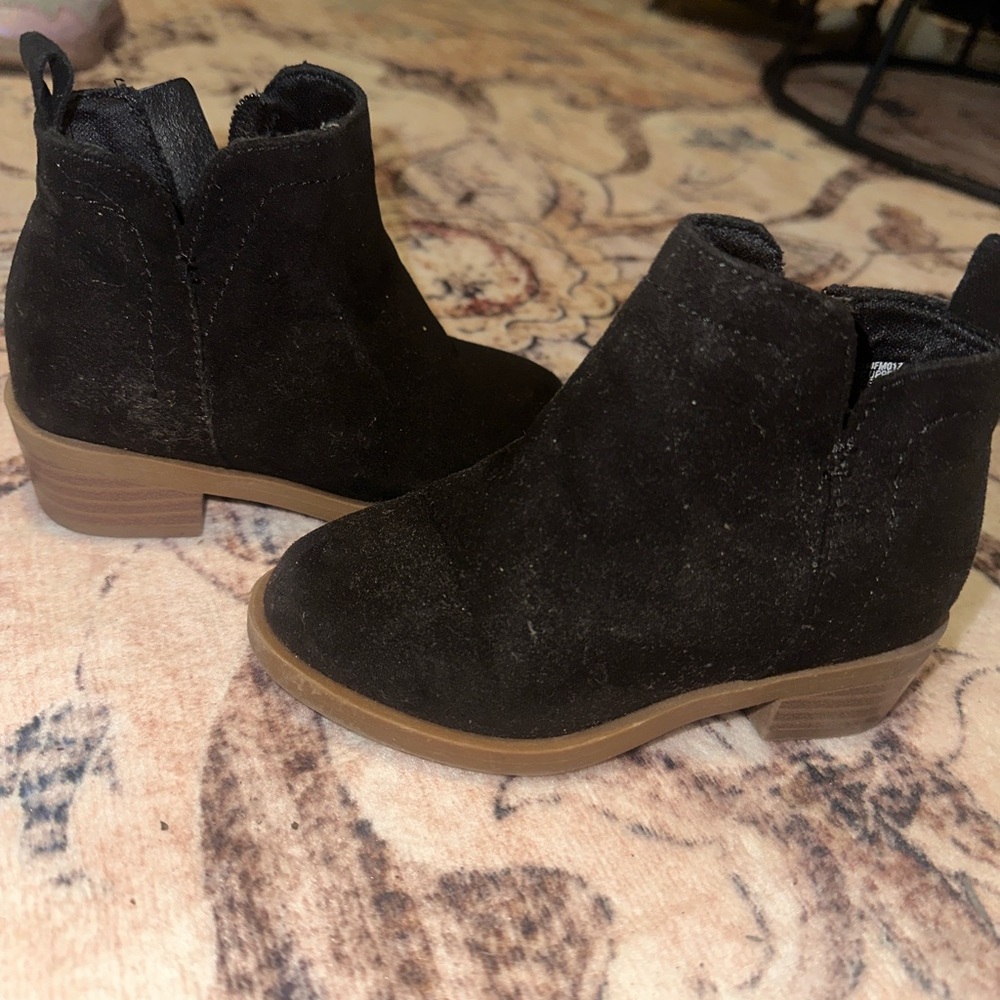 Black Suede Ankle Boots